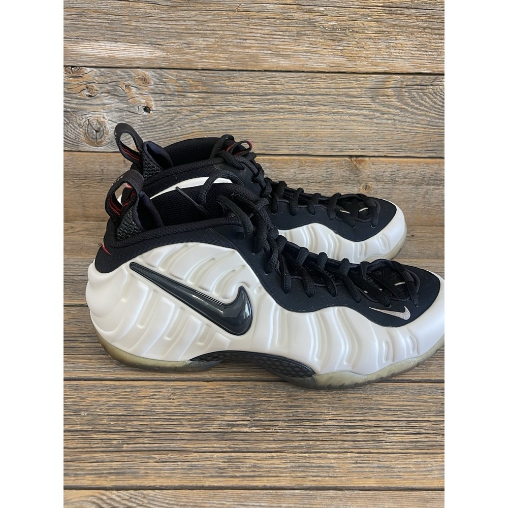Nike Air Foamposite Pro Class of 97 Pearl White/Black Red Mens 9 624041-100 - Picture 2 of 11